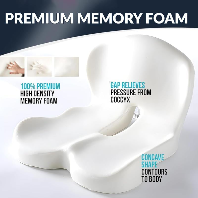 🔥Non-Slip Memory Foam Seat 💺For the most comfortable driving💕